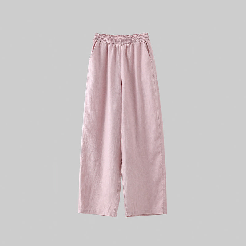 Women's Linen Wide Leg Pants