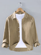 Premium Pure Linen Mens Casual Shirt