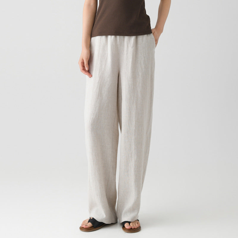 Women's Linen Wide Leg Pants