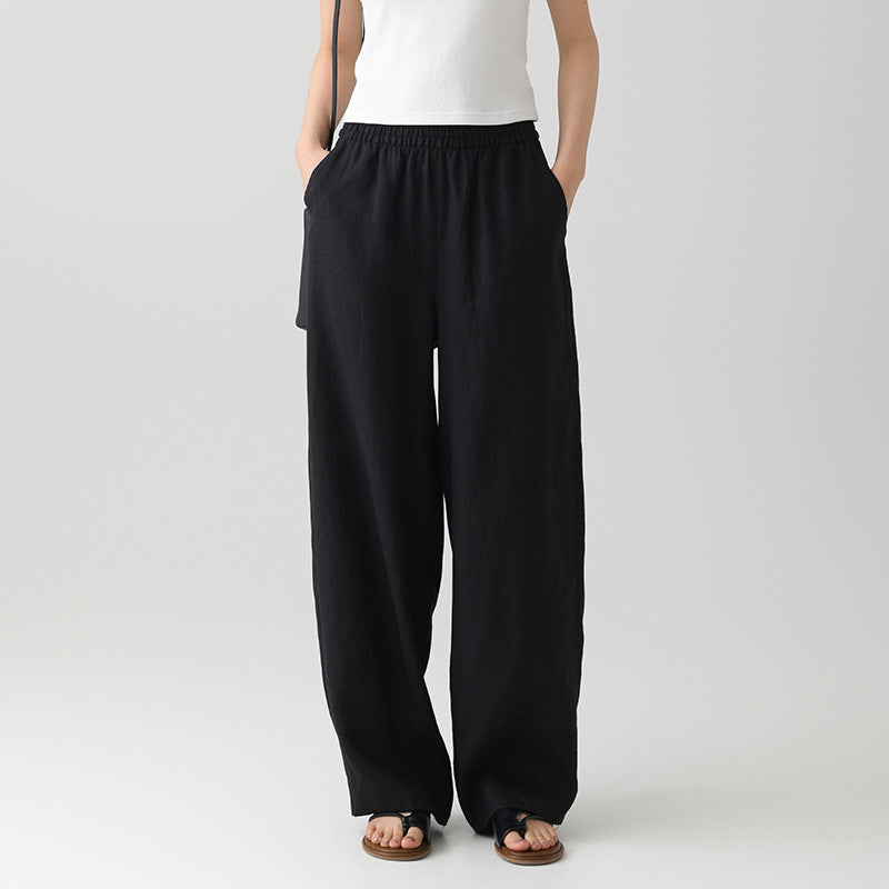 Women's Linen Wide Leg Pants